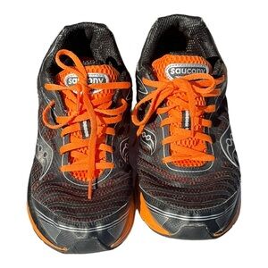 Saucony Kinvara 3 Women’s Running Shoes Size 7 Orange Black Lightweight Sneakers